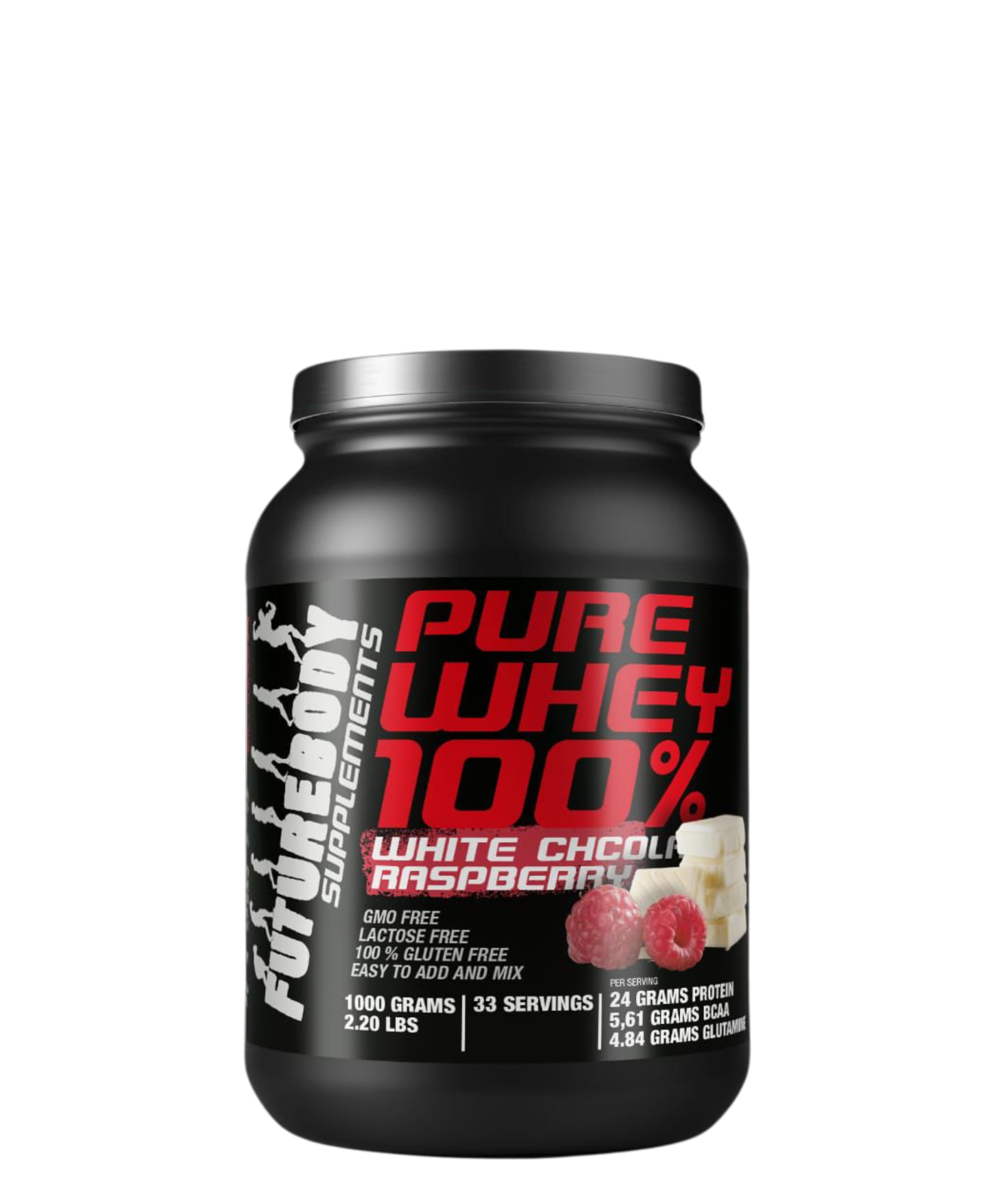 Pure Whey 100% White Chocolate Raspberry 1kg