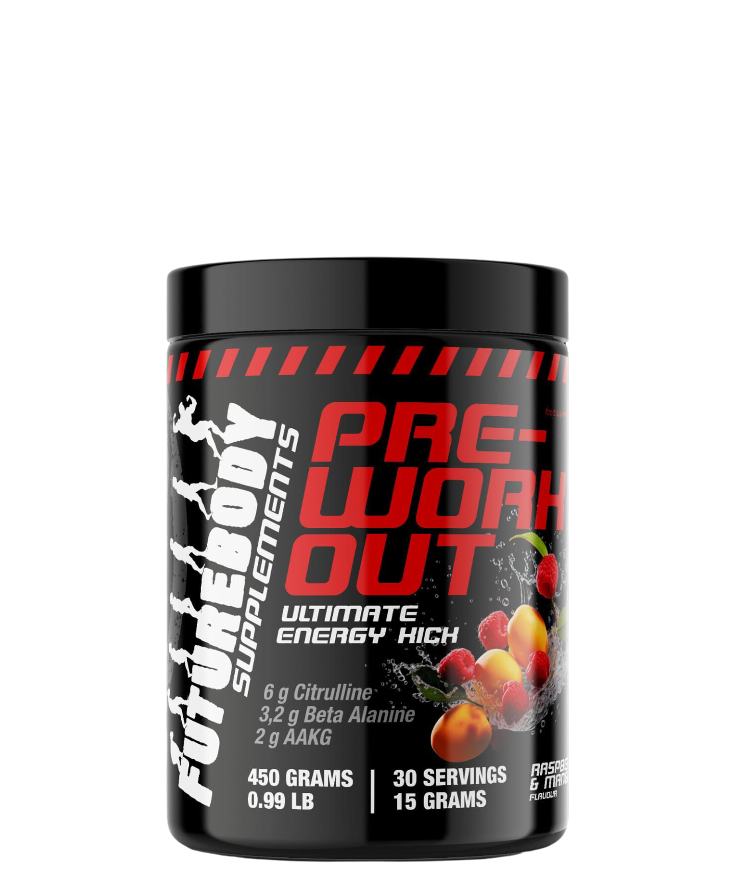 Pre Workout Raspberry and Mango 450g